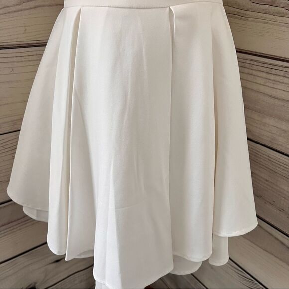 Lulus Latiste White Cutout Backless Fit & Flare Dress XS NWT - Picture 6 of 8